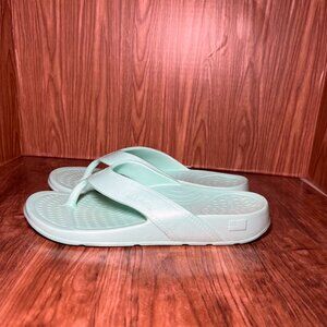 NuuSol Shoes Women's W9/M8 Turquoise Sol Flip Flops USA